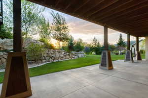 View of patio