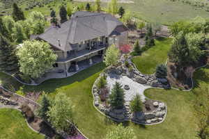Aerial view of property and surrounding area