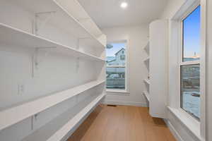 View of storage area