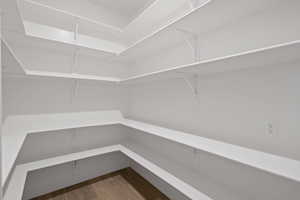 View of storage area