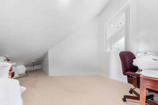 Upper level private office a few steps off the loft living space