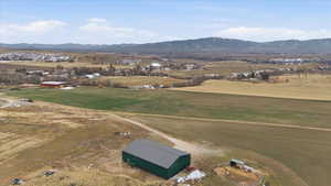 View of rural area featuring a mountainous background