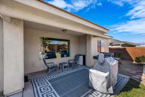 View of patio / terrace featuring area for grilling