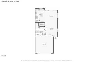 View of floor plan / room layout
