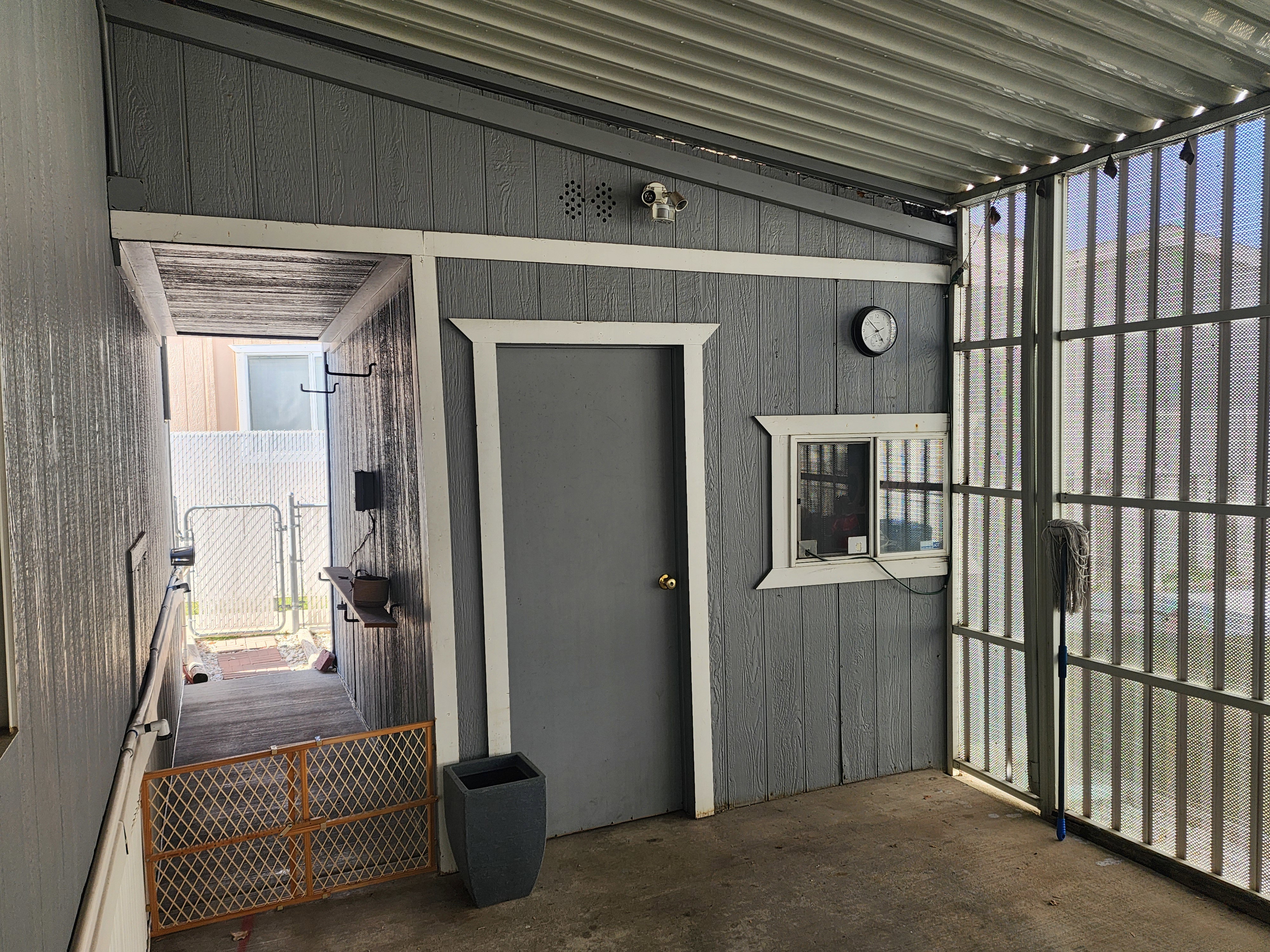 Doorway to property