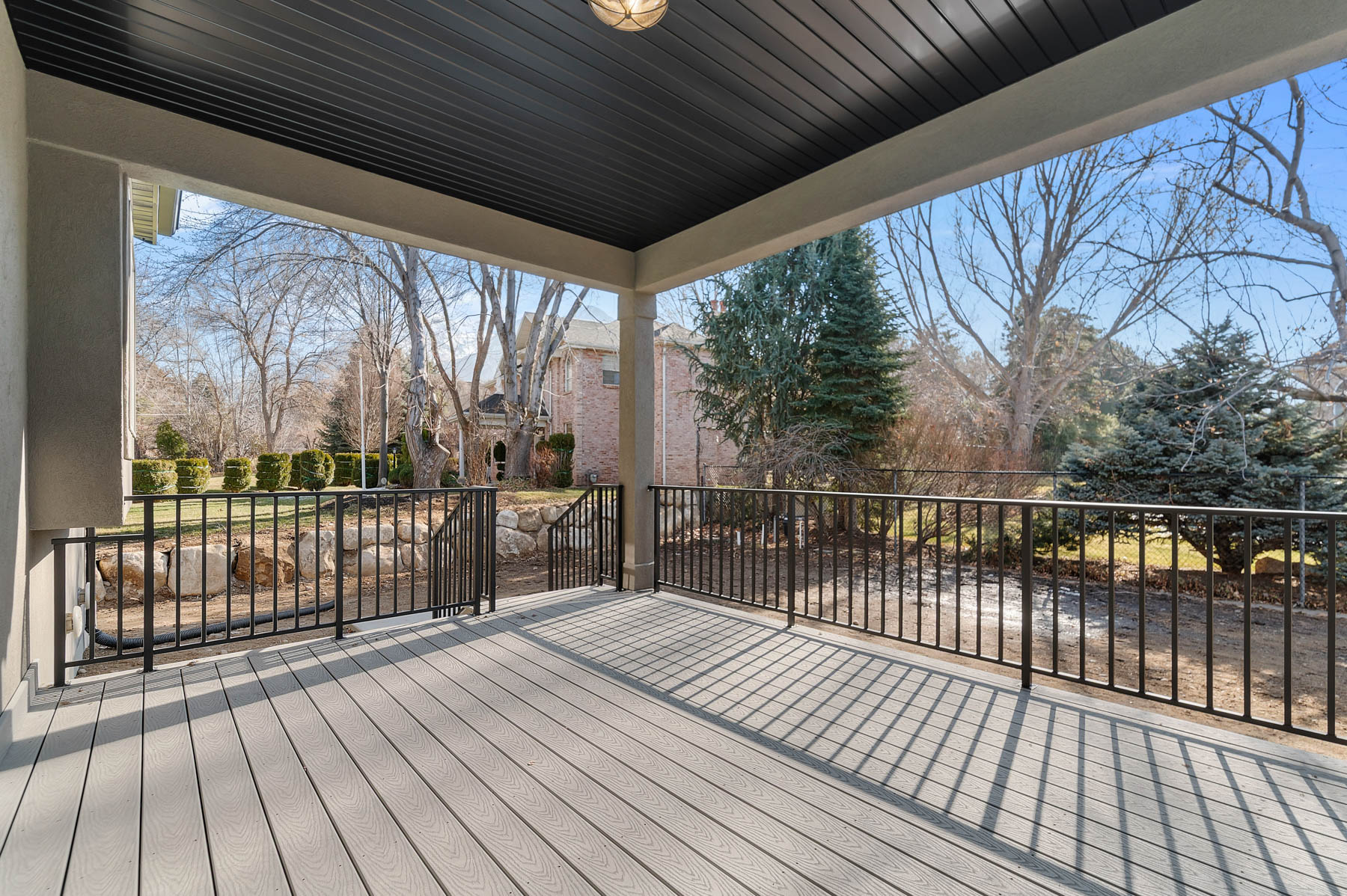 View of deck
