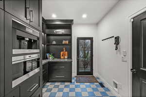 View of pantry/bar area
