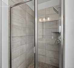 Full bath with a stall shower