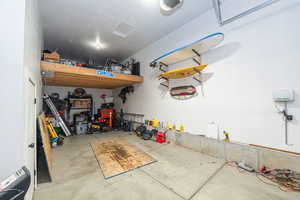 View of garage tandem depth 4th car