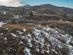 View of mountain backdrop
