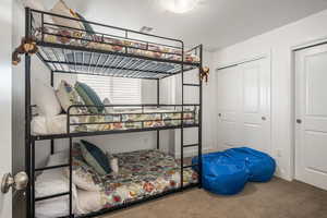 Bunk Room with 2 Closets and a TV!