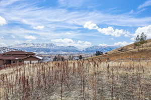 View of mountain background