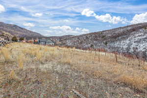 View of mountain background