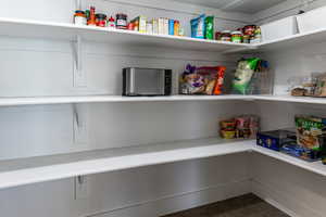 View of storage area