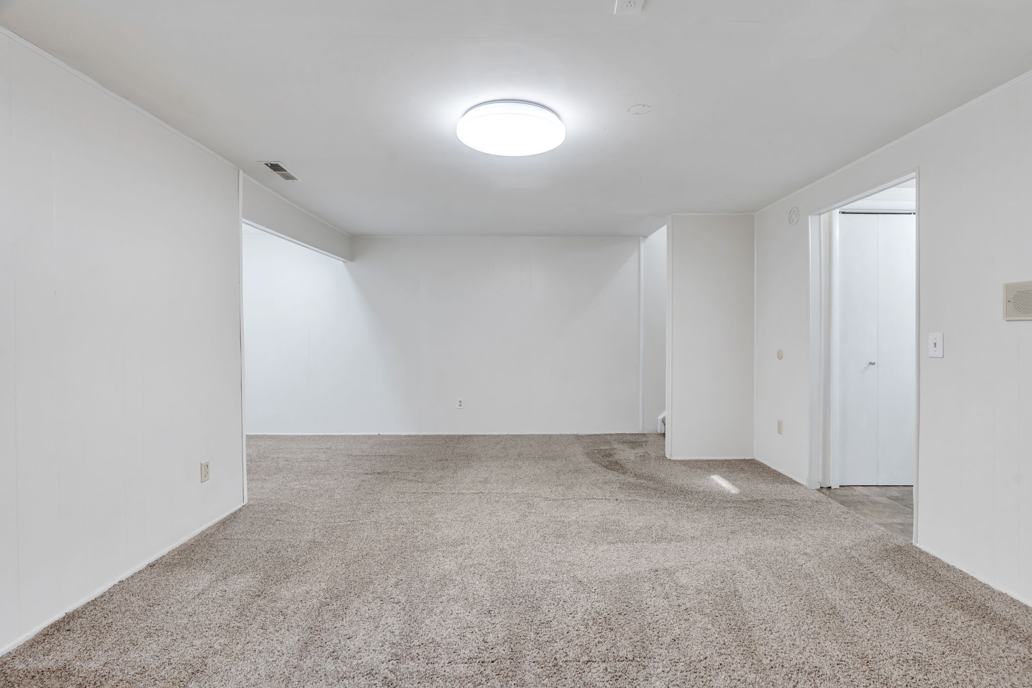 Basement living area