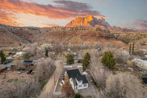 View of mountain background