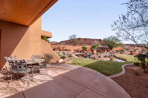 View of patio / terrace featuring outdoor dining area
