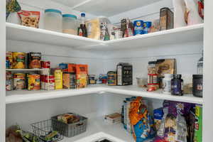 View of storage area