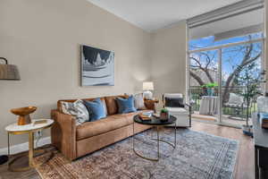 High ceilings and indoor/outdoor living