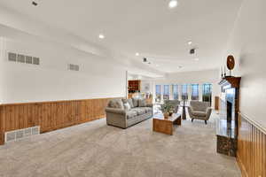 Lower level walk out to pool and covered patio.