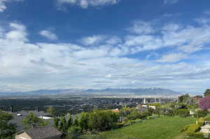 Oquirrh mountain view.
