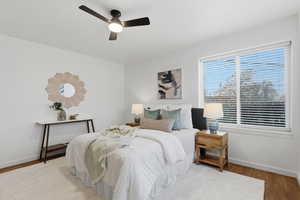 Primary bedroom with attached full bath