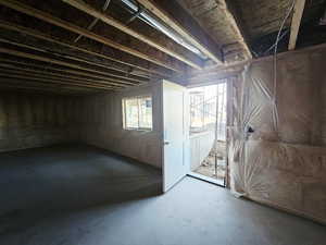 View of basement