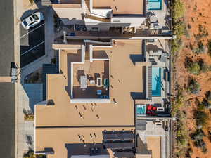 View of rooftop lounge