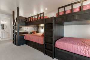 Bedroom 5 featuring bunk beds to sleep 6