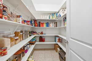 View of storage area