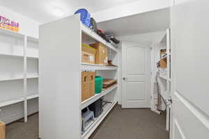 View of storage area