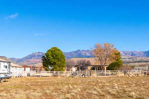 View of mountain backdrop