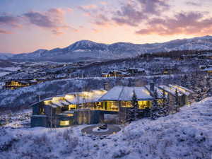 View of mountain background