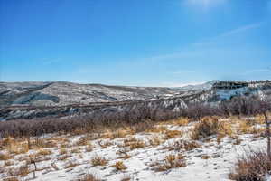 View of mountain background