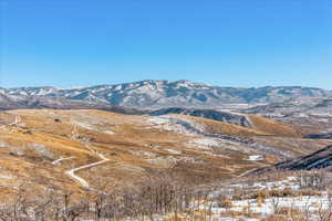 View of mountain backdrop