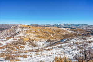 View of mountain background