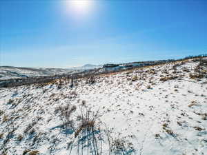 Water view with a mountain backdrop