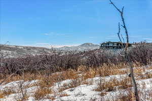 View of mountain background