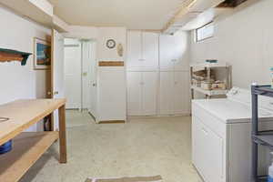 Laundry area featuring washer / dryer
