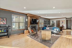 View back toward the grand entry