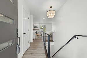 Brand New Designer Door, LVP Flooring, Designer Lighting