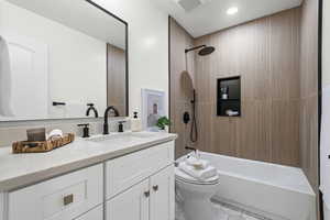 Designer Full Bath Upstairs Hallway