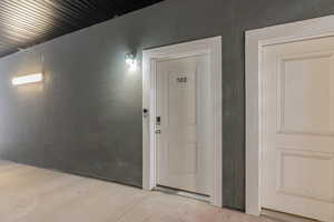 View of exterior entry