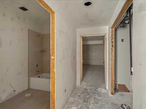 Bathroom featuring shower / bath combination