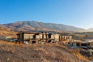 View of mountain background