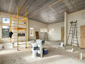 Miscellaneous room with a garage