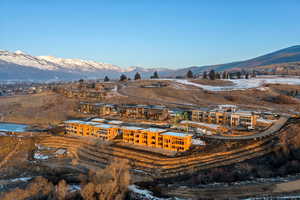 Drone / aerial view of mountains