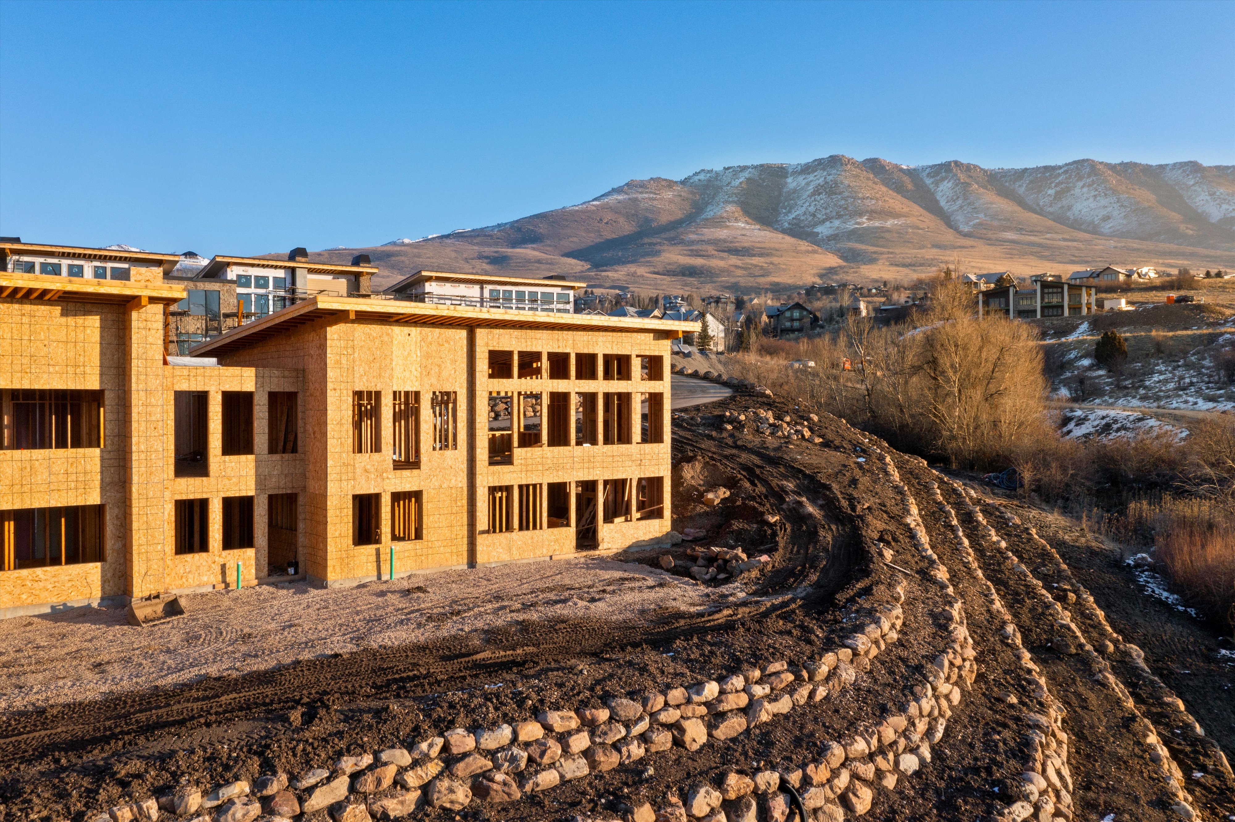 View of mountain backdrop