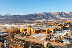 View of mountain background