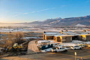View of mountain background